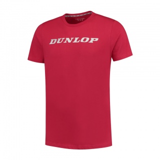 Dunlop Freizeit-Tshirt Essentials Basic (Baumwolle) 2022 rot Herren